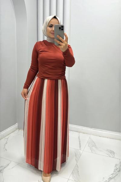 Takım etekli Gökkuşağı Kiremit