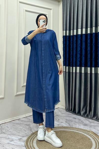 Takım İkili Kot Asmin Lacivert