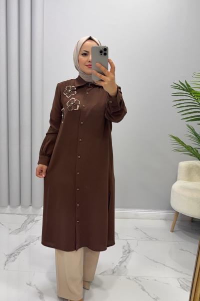 Takım İkili Gülnida Kahverengi