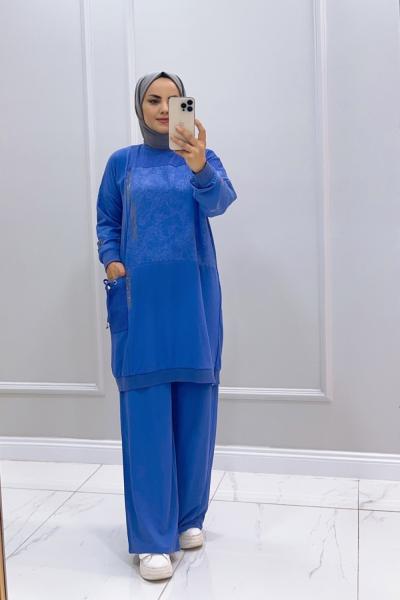 Takım ikili Jolia Saks Mavisi