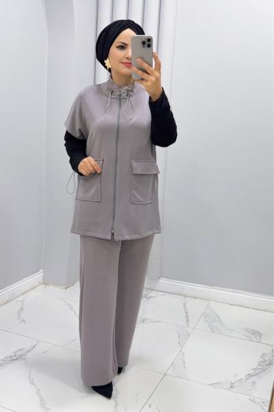 Takım ikili Leyla Gri