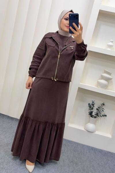 Takım ikili Elifsu Kahverengi