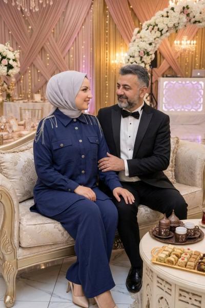 Takım ikili Şeyma Lacivert