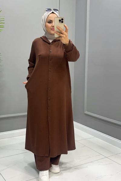 Takım Kaşkorse Carolin Kahverengi