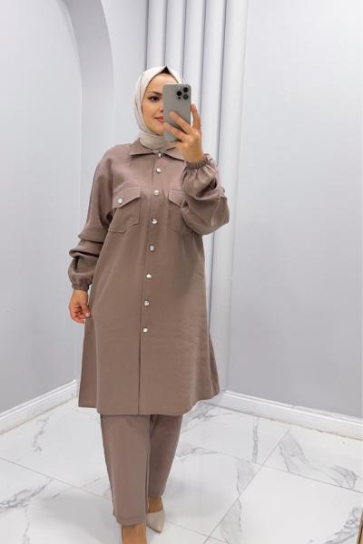 TAKIM PANTOLONLU MEYRA TAKIM Vizon