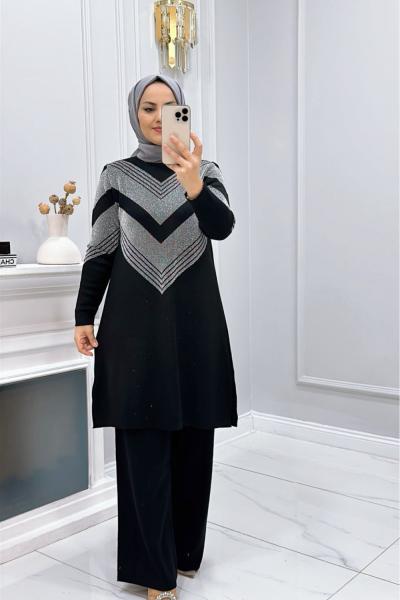 Takım Triko Jasmin Siyah