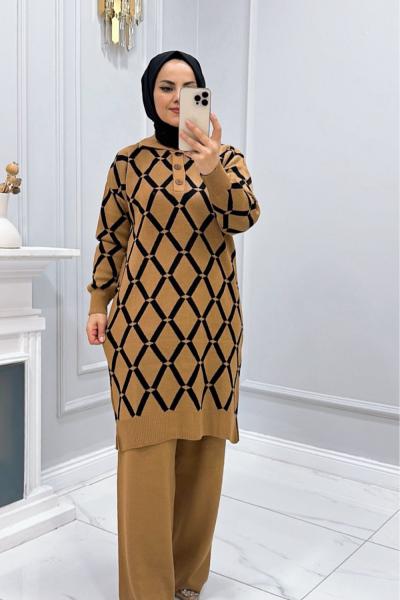 Takım Triko Nihal Vizon