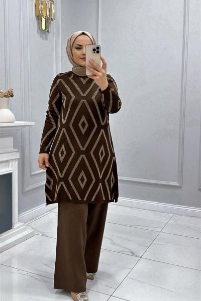 Takım Triko Ceren Acı Kahve