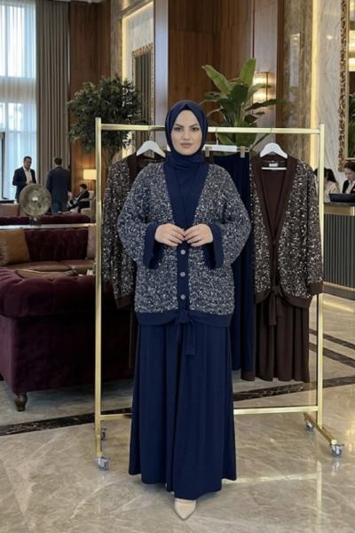 Takım üçlü Farah Lacivert