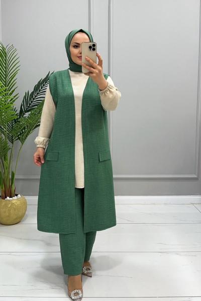 Takım Yelekli Nare Yeşil