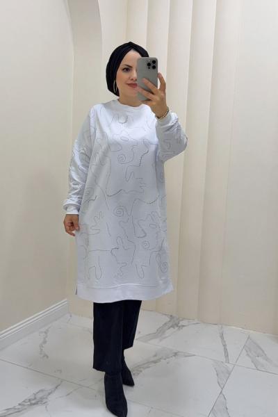 Tunik oyşho  Lina Beyaz