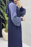 Afife Elbise Tesettür Giyim  Lacivert