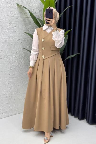 Afitap Jile Tesettür Giyim Camel