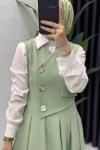 Afitap Jile Tesettür Giyim Çağla Yeşili