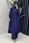 Amine Takım Tesettür Giyim Lacivert