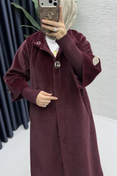 Angora Kaban Tesettür Giyim  Mürdüm