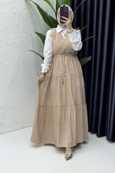 Asya Jile Tesettür Giyim Camel