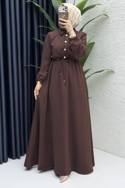 Ayben Elbise Tesettür Giyim  Kahve