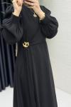 Ayliz Elbise Tesettür Giyim  Siyah
