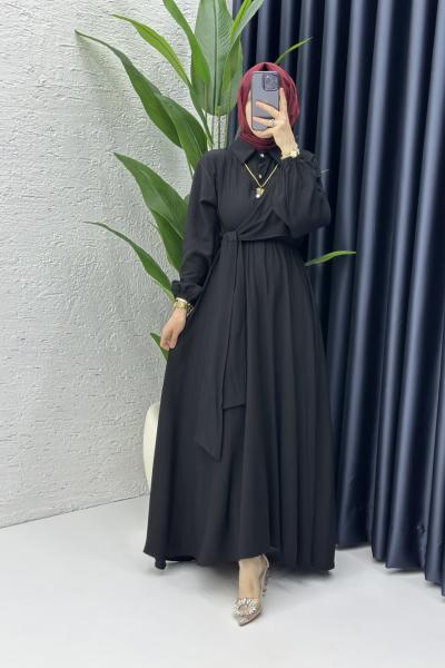 Bukre Elbise Siyah
