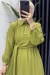 Bukre Elbise Yağ Yeşili