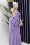 Canan Elbise Tesettür Giyim Lila