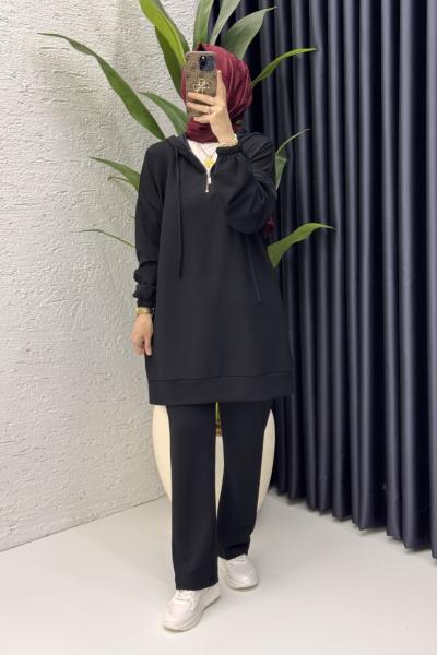 Dilay Takım Tesettür Giyim  Siyah