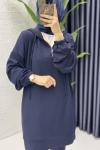 Dilay Takım Tesettür Giyim  Lacivert