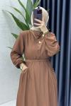 Efsun Elbise Kahverengi