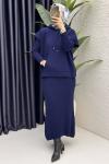 Elif Elbise Tesettür Giyim  Lacivert