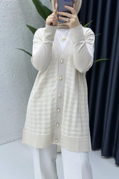 Enfal Hırka Taş Rengi