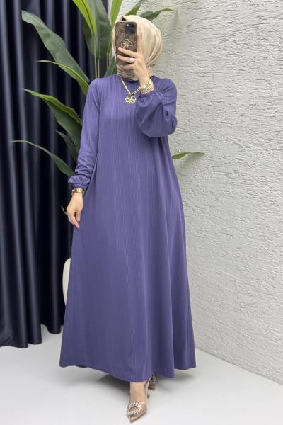 Esme Elbise Tesettür Giyim Mor