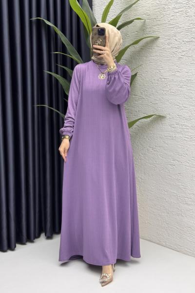 Esme Elbise Tesettür Giyim  Lila