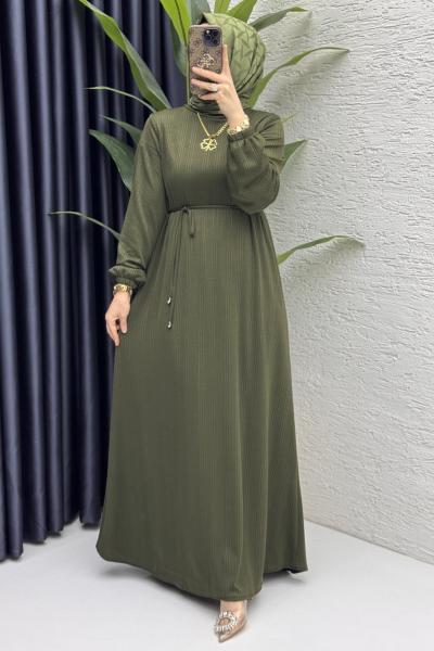 Esme Elbise Tesettür Giyim Haki