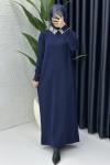 Eylem Elbise Lacivert