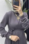 Firdevs Elbise Tesettür Giyim  Antrasit