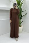 Gaye Elbise Kahverengi