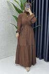 İlayda Elbise Kahverengi