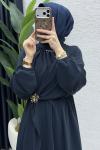 Jülide Elbise Tesettür Giyim  Lacivert