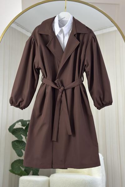 Kayra Trench Kahverengi