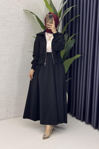 Liyan Etekli Takım  Siyah