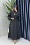Mahinur Tesettür Elbise Siyah