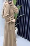 Meyra Elbise Tesettür Giyim  Camel