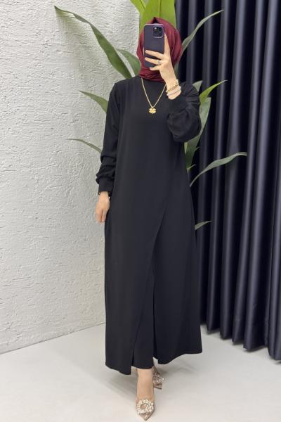 Neslişah Pantolon Takım Siyah