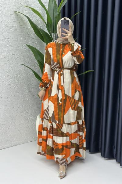 Özgen Elbise Turuncu