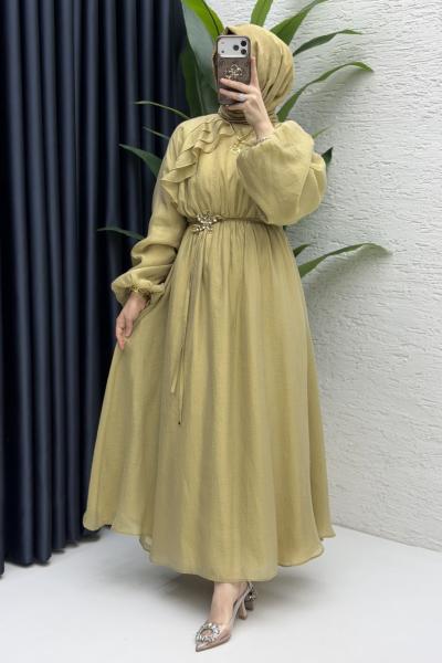 Peri Elbise Tesettür Giyim  Zeytuni