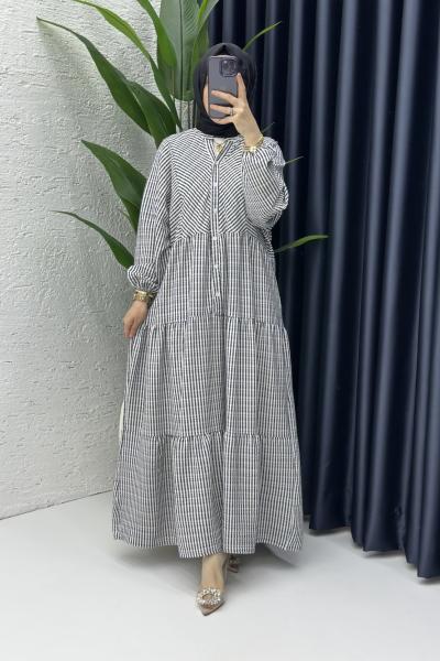 Pötikare Elbise Siyah