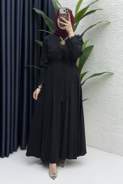 Selvi Elbise Tesettür Giyim  Siyah