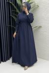 Şura Elbise Tesettür Giyim  Lacivert
