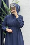 Şura Elbise Tesettür Giyim  Lacivert